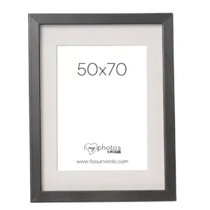 Vivaldi valokuvakehys 50x70 musta