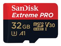 Sandisk Extreme Pro 32GB micro SDXC muistikortti + SD Adapter 100MB/S