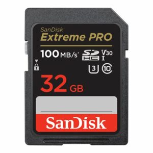 SANDISK SDHC Extreme Pro 32GB 100MB/s UHS-I C10 V30 U3