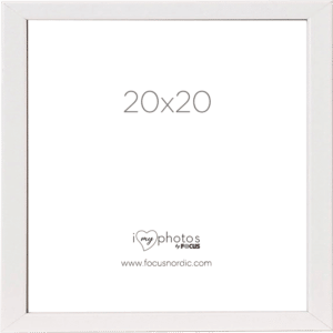 Pop White 20x20cm puukehys, valkoinen