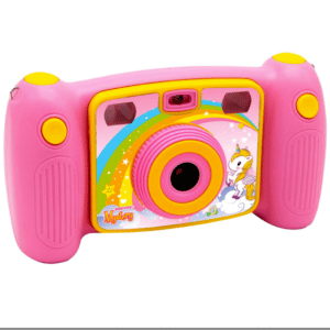 Lasten digikamera + paristot + muistikortti - Easypix KiddyPix Mystery / Vaaleanpunainen