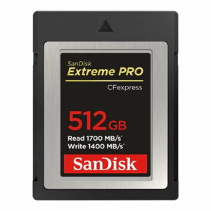 Sandisk Express Pro 512GB CFexpress TYPE B 1700MB/1400MB/s