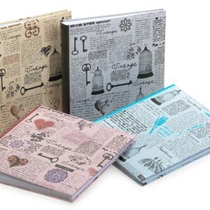 Vintage news valokuva-albumi