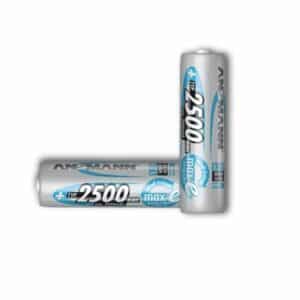 NiMH akku AA-koko 2500mAh 2 kpl pakkaus, hitaastipurkautuva
