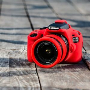 easyCover Canon kamerasuoja punainen