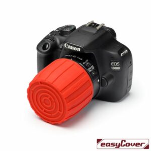 easyCover objektiivikortsu siliconista, punainen