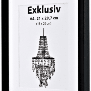 Exklusiv 2.0 18x24cm valokuvakehys - musta
