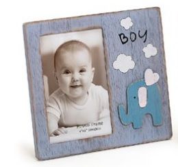 Boy elefantti-valokuvakehys 10x15cm, sininen