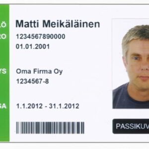 Henkilö- ja työmaakortit