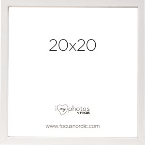 Focus Rock valkoinen 20x20cm -kehys