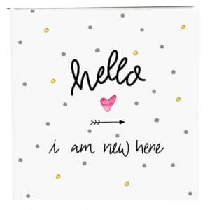 Goldbuch Hello I Am New Here 25x25 / 60 sivua