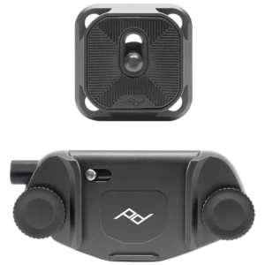 Peak Design Capture Clip Black -kiinnike pikakiinnityslevyllä