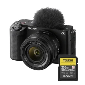 Sony ZV-E1 VLOG 28-60mm Kit + Sony Tough 256gb SDXC V90 muistikortti