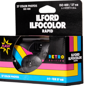 Ilfocolor kertakäyttökamera Rapid Retro Edition