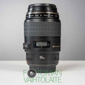 Myyty Käytetty Canon EF 100mm f/2.8 USM makro-objektiivi