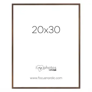 Rock 20x30 kehys pähkinä_