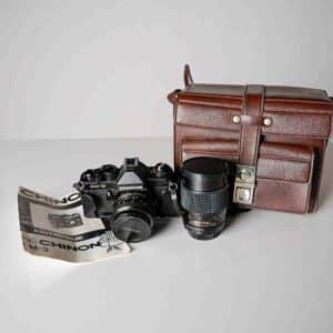 Chinon CM-3 & 50mm f1.7 & 135mm f2.8 filmikuvauspaketti