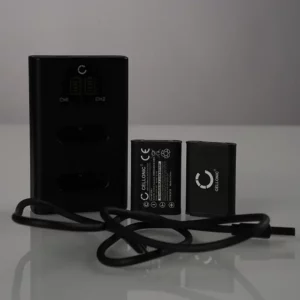 Myyty Käytetty USB laturi + 2 NP-BX1 akkua