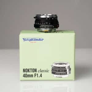 MYYTY Käytetty Voigtländer 40mm f1.4 Nokton Classic - Leica M